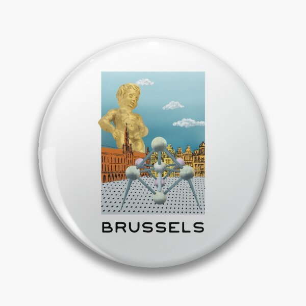 Item preview, Brussels Travel Print designed and sold by VeronArtLab.