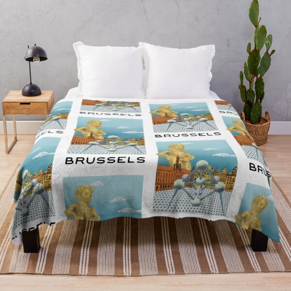 Item preview, Brussels Travel Print designed and sold by VeronArtLab.