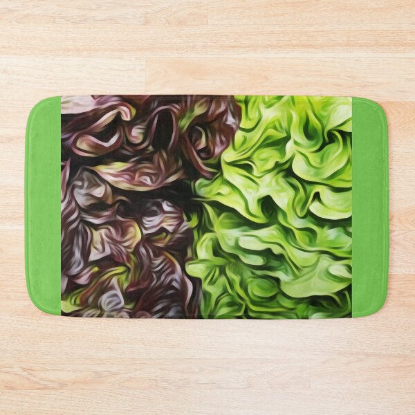 Item preview, Play of waves with lettuce natural pattern red-green *photo design designed and sold by kikidu21.