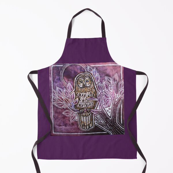 Item preview, Owl with Purple Skies designed and sold by Lynnette Shelley.