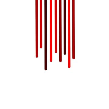 Artwork thumbnail, Shades of Red Drip Look by Bleed Shamelessly