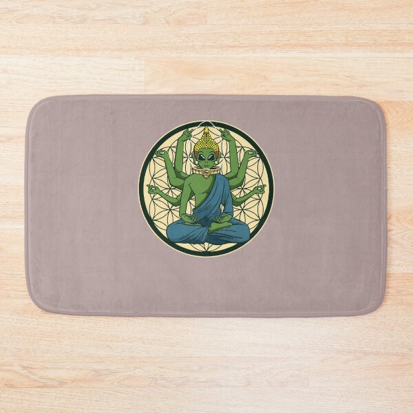 Item preview, Spiritual Flower of life meditation Alien Buddha designed and sold by FalkDania.