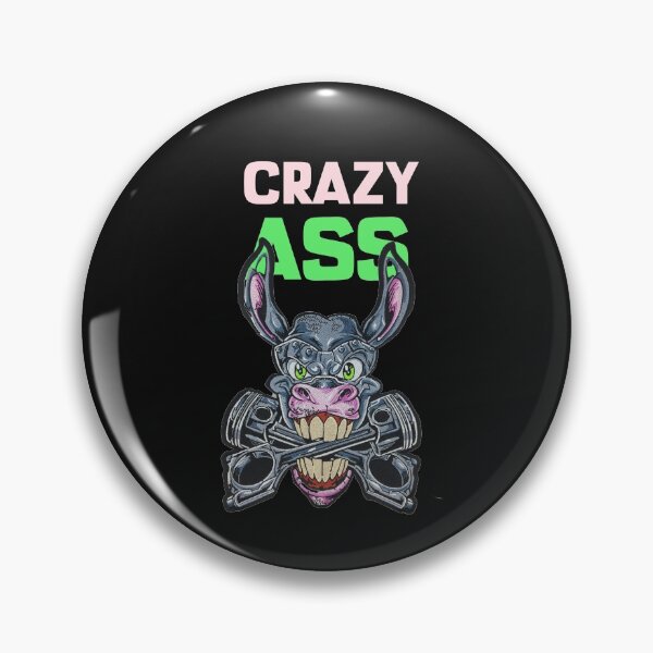 Item preview, Crazy Ass - An Insane Looking Donkey designed and sold by TeesbyGinyard.