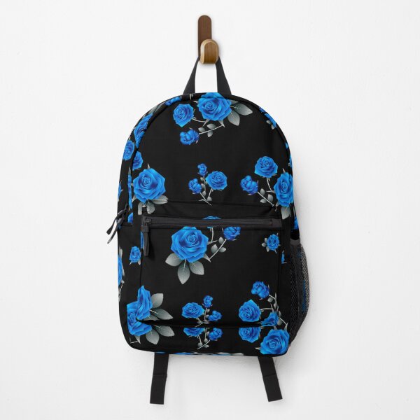 Item preview, Blue Roses with monochromatic leaves designed and sold by Ribeiro Design.