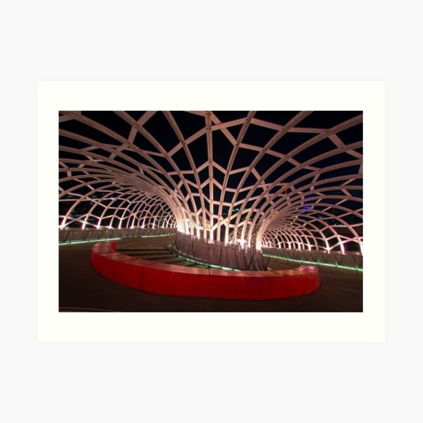 Webb Bridge in Melbourne, Australia Art Print