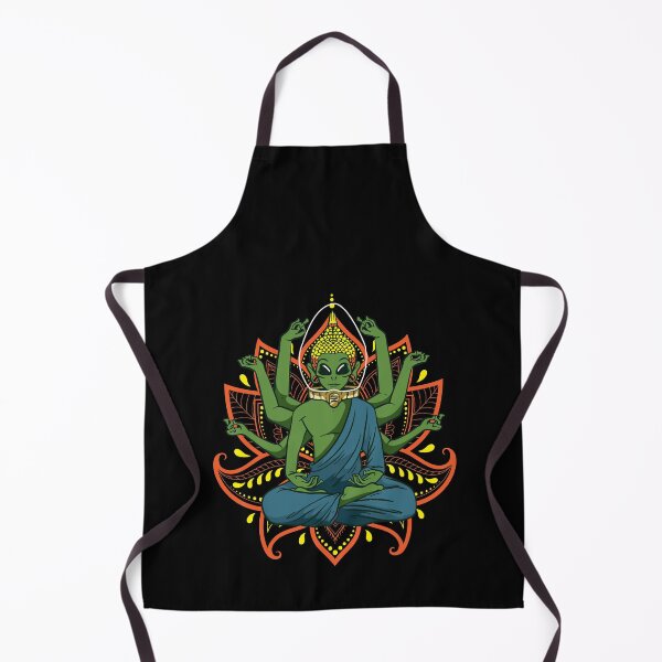 Item preview, Spiritual Lotus Flower meditation Alien Buddha designed and sold by FalkDania.