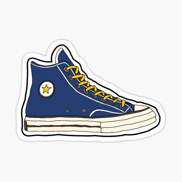 Item preview, Blue cute shoe sticker  designed and sold by Paja-trying-art.