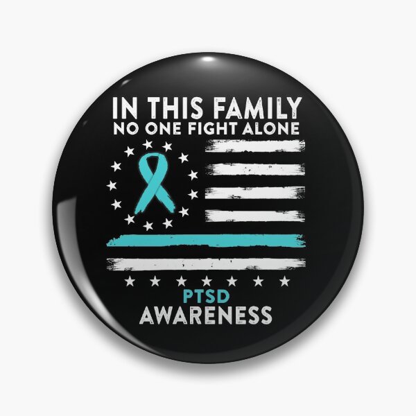 Item preview, In This Family No One Fights PTSD Alone American Betsy Ross Flag designed and sold by deputylove.
