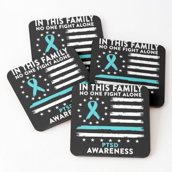 Item preview, In This Family No One Fights PTSD Alone American Betsy Ross Flag designed and sold by deputylove.