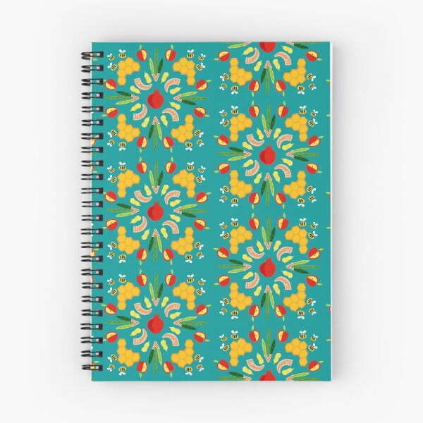 Item preview, Yomim Noraim - teal print designed and sold by TillaCrowne.