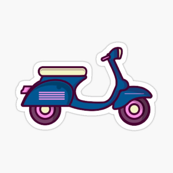 scooter-gang-retro-vintage-moped-motorcycle-sticker-for-sale-by