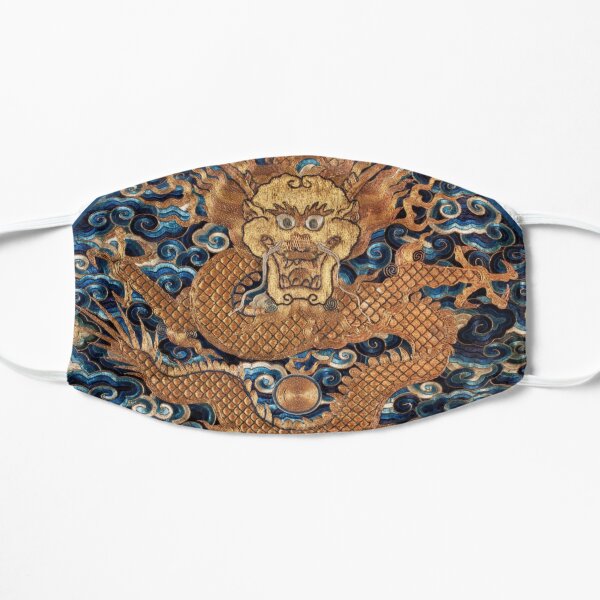 Vintage chinese dragon Flat Mask