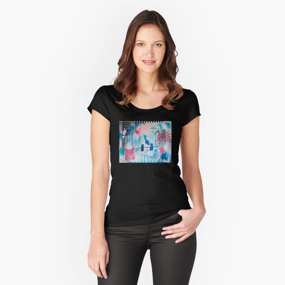 Item preview, Fitted Scoop T-Shirt designed and sold by jemcnair.