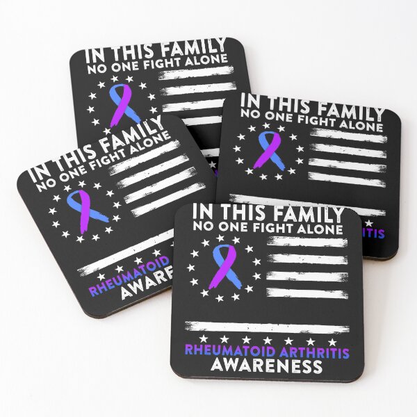 Item preview, In This Family No One Fights Rheumatoid Arthritis Alone American Betsy Ross Flag designed and sold by deputylove.