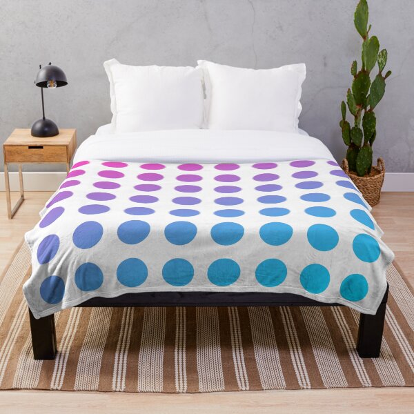 Item preview, light blue pink circles pattern designed and sold by Diversity-illus.