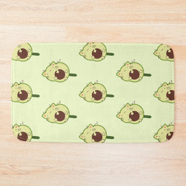 Item preview, Sleeping avocado cat designed and sold by Nikamii.