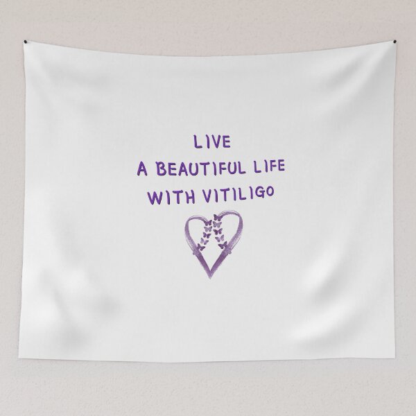 Item preview, Live a beautiful life with vitiligo  designed and sold by karimaK-71.