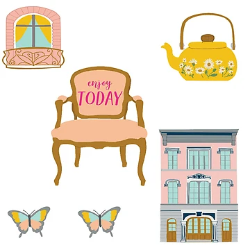 Artwork thumbnail, Fresh Home Spring Sticker Pack by FabCreative