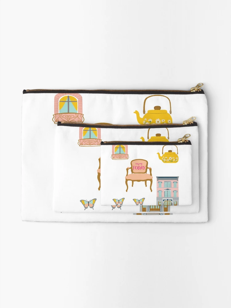 Thumbnail 2 of 4, Zipper Pouch, Fresh Home Spring Sticker Pack designed and sold by FabCreative.
