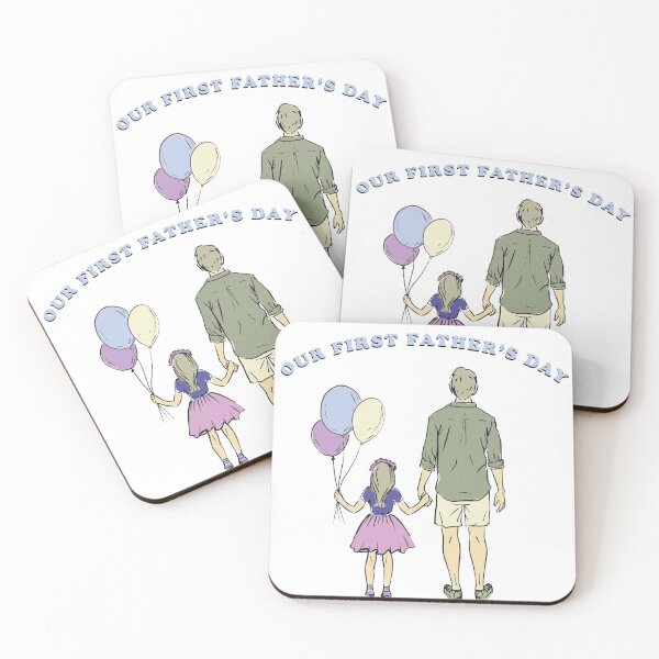 Item preview, Our First Father's Day designed and sold by -DEEWOLF-.