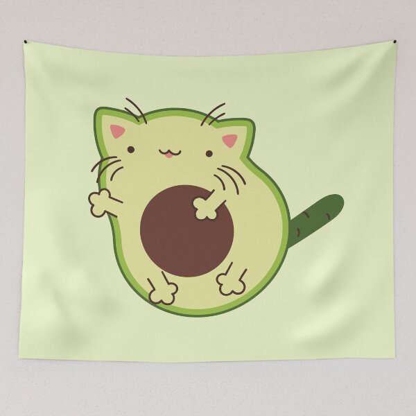 Item preview, Avocado cat designed and sold by Nikamii.