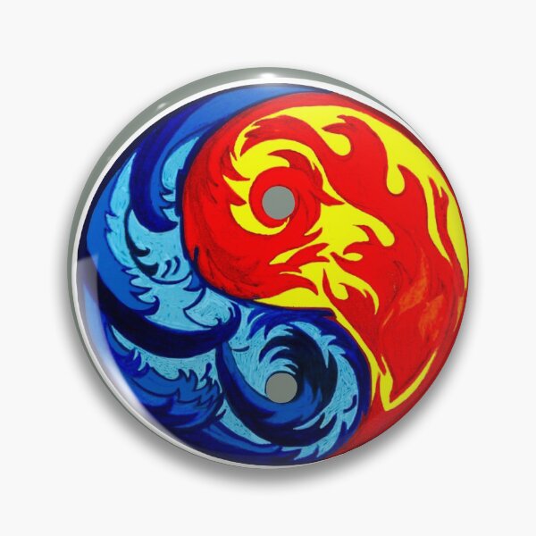 Item preview, Fire and Ice Yin-Yang designed and sold by EverIris.