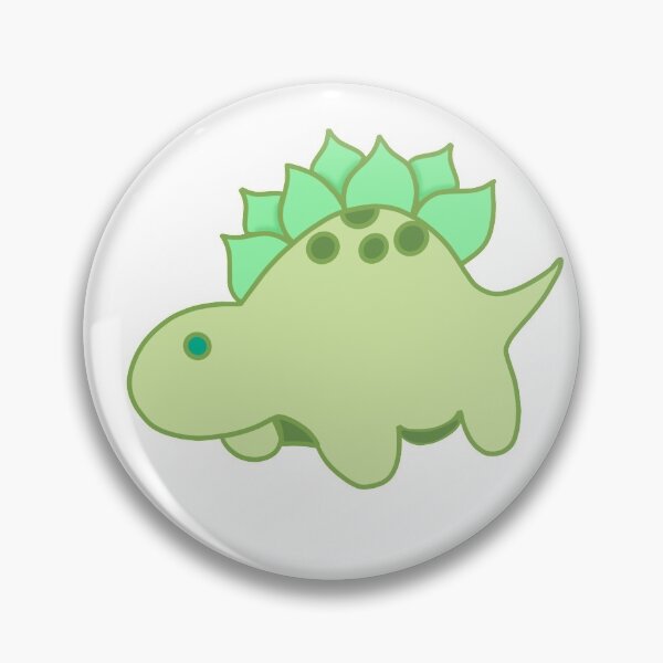 Item preview, Cute tiny green stegosaurus  designed and sold by KRJ Design.