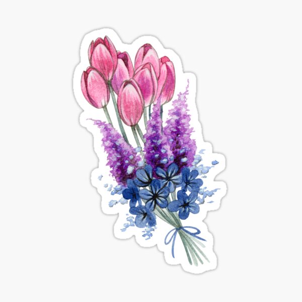 Item preview, Bi Flag Bouquet designed and sold by MSandzewicz.