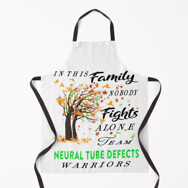 Item preview, In This Family No One Fight Alone Neural Tube Defects Awareness ribbon tree designed and sold by radianen.