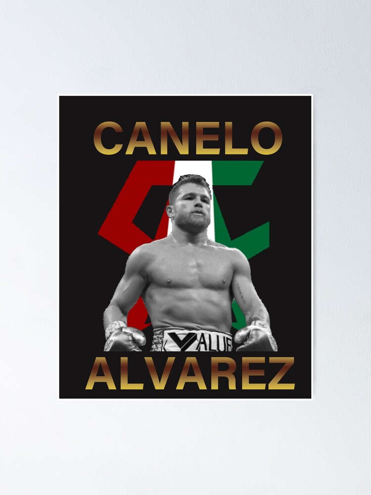Canelo Alvarez Boxing Superstar Vector Hero Framed Print Caricature Unofficial 