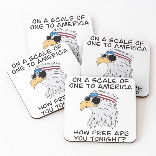 Item preview, You free tonight?  4th of July eagle  designed and sold by MrsFishDesigns.