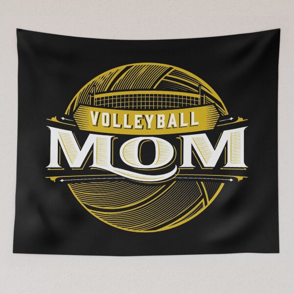 Item preview, Volleyball Mom | Vintage Ornate Typography designed and sold by 804 Volleyball Swag  Volleyball Merch for players and fans.