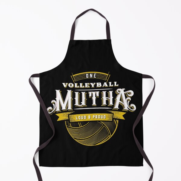 Item preview, Volleyball Mutha (Gold) | Vintage Ornate Typography designed and sold by 804 Volleyball Swag Volleyball Merch for players and fans.