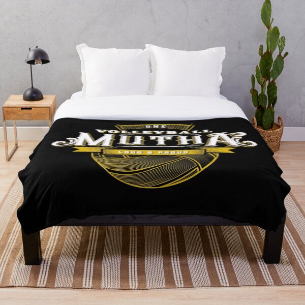 Item preview, Volleyball Mutha (Gold) | Vintage Ornate Typography designed and sold by 804 Volleyball Swag  Volleyball Merch for players and fans.