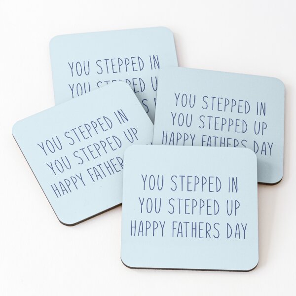 Item preview, You stepped in you stepped up Happy Fathers day, funny quote/saying about dad for fathers day 2021/2022 designed and sold by Elonshop.