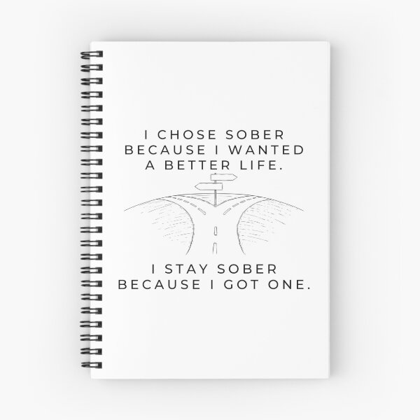 Item preview, Chose Sober (black text) designed and sold by GoodDaysAhead.