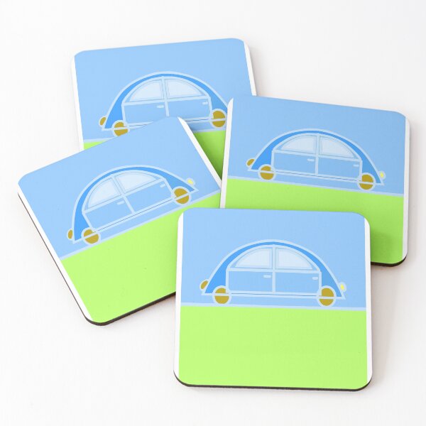 Item preview, Dark and Light Blue Car designed and sold by CPArtStudios.