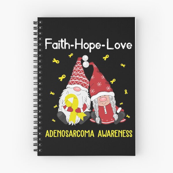 Item preview, Faith Hope Love Adenosarcoma Awareness designed and sold by Sabfit.