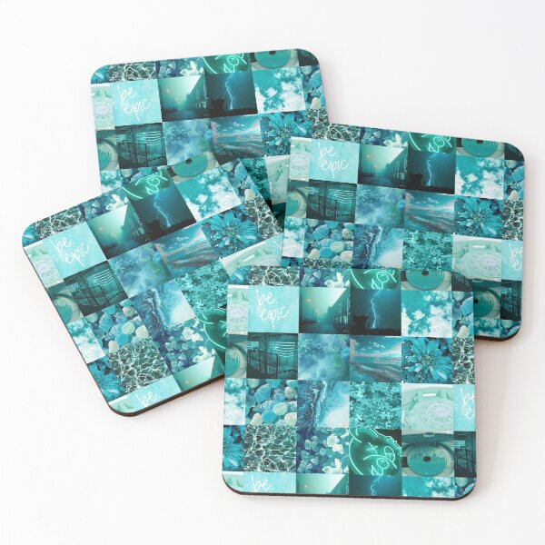 Item preview, Turquoise Collage designed and sold by ViviChill.