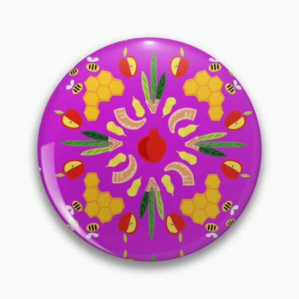 Item preview, Yomim Noraim - magenta print designed and sold by TillaCrowne.
