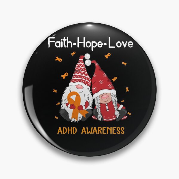 Item preview, Faith Hope Love ADHD Awareness designed and sold by Sabfit.