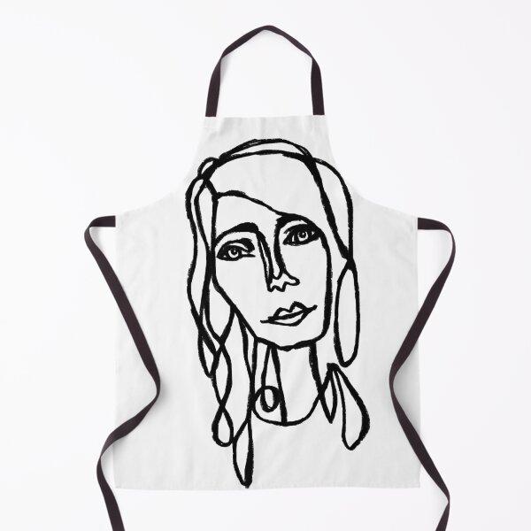 Item preview, Hand Drawn Kind Girl Portrait designed and sold by badlydrawnbabe.