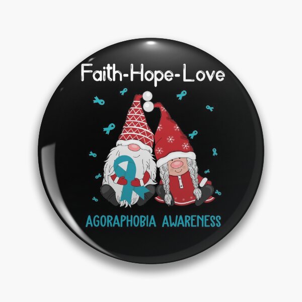 Item preview, Faith Hope Love Agoraphobia Awareness designed and sold by Sabfit.