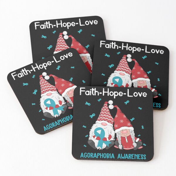 Item preview, Faith Hope Love Agoraphobia Awareness designed and sold by Sabfit.