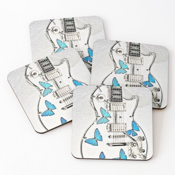 Item preview, Guitar of butterflies designed and sold by Sergej93.
