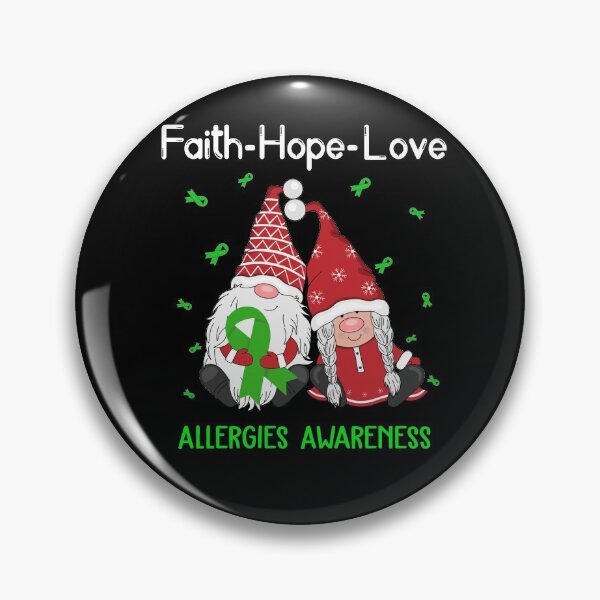 Artikelvorschau, Glaube Hoffnung Liebe Allergien Bewusstsein entworfen und verkauft von Sabfit.