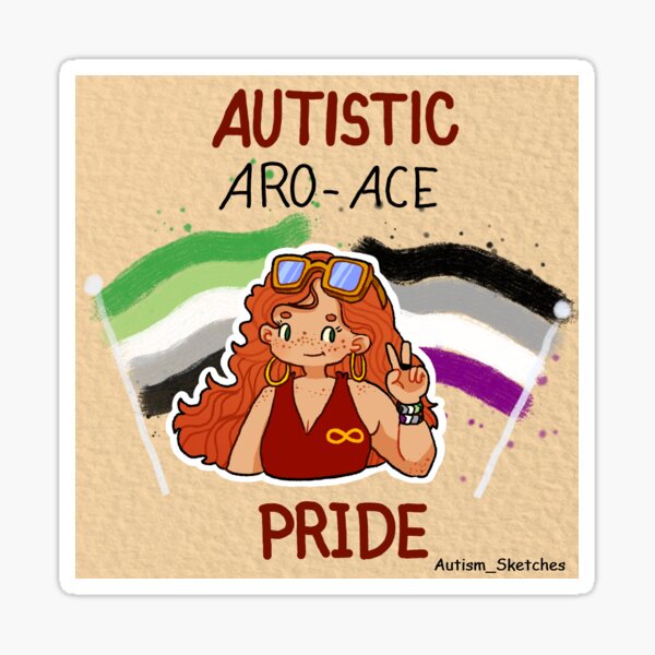 Aromantic Asexual Autistic Pride Sticker For Sale By Anoukvitte Redbubble 7321