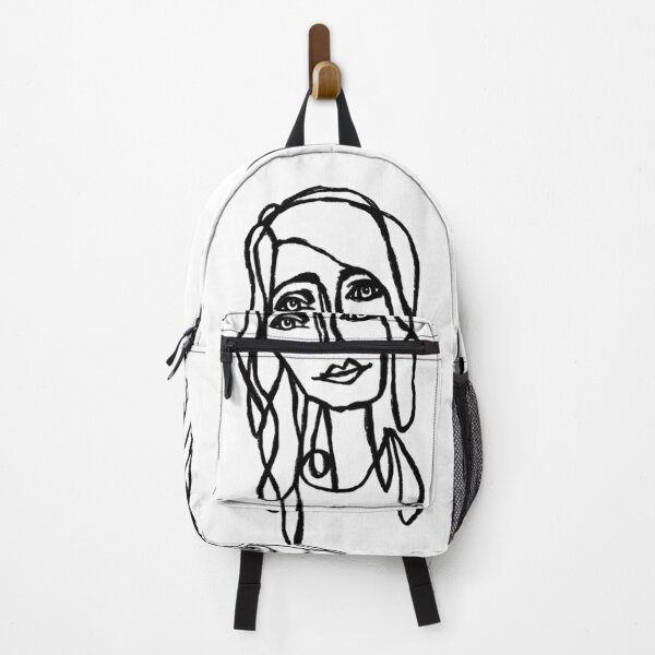 Item preview, Hand Drawn Kind Girl Portrait designed and sold by badlydrawnbabe.