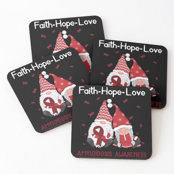 Item preview, Faith Hope Love Amyloidosis Awareness designed and sold by Sabfit.
