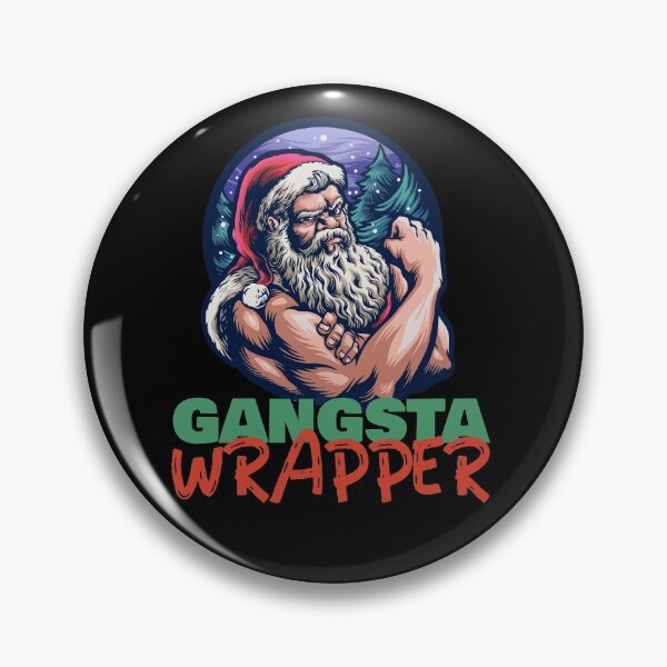 Item preview, Gangsta wrapper Santa Claus designed and sold by Petra Becker.